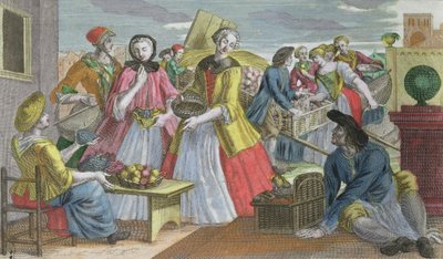 The Fruit Market by Martin Engelbrecht